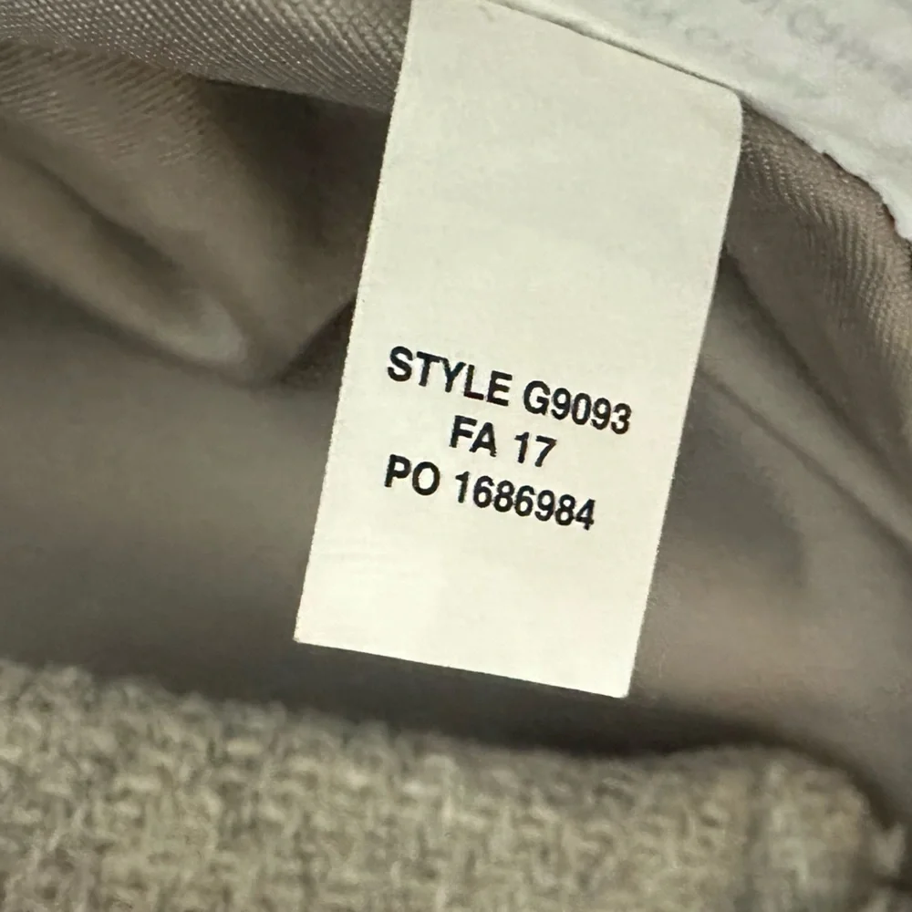 J.Crew Stadium Cloth Chateau Wool Gray Parka Coat Womens 0  Gray